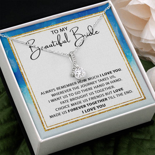 Hand In Hand - Alluring Beauty Necklace For Bride