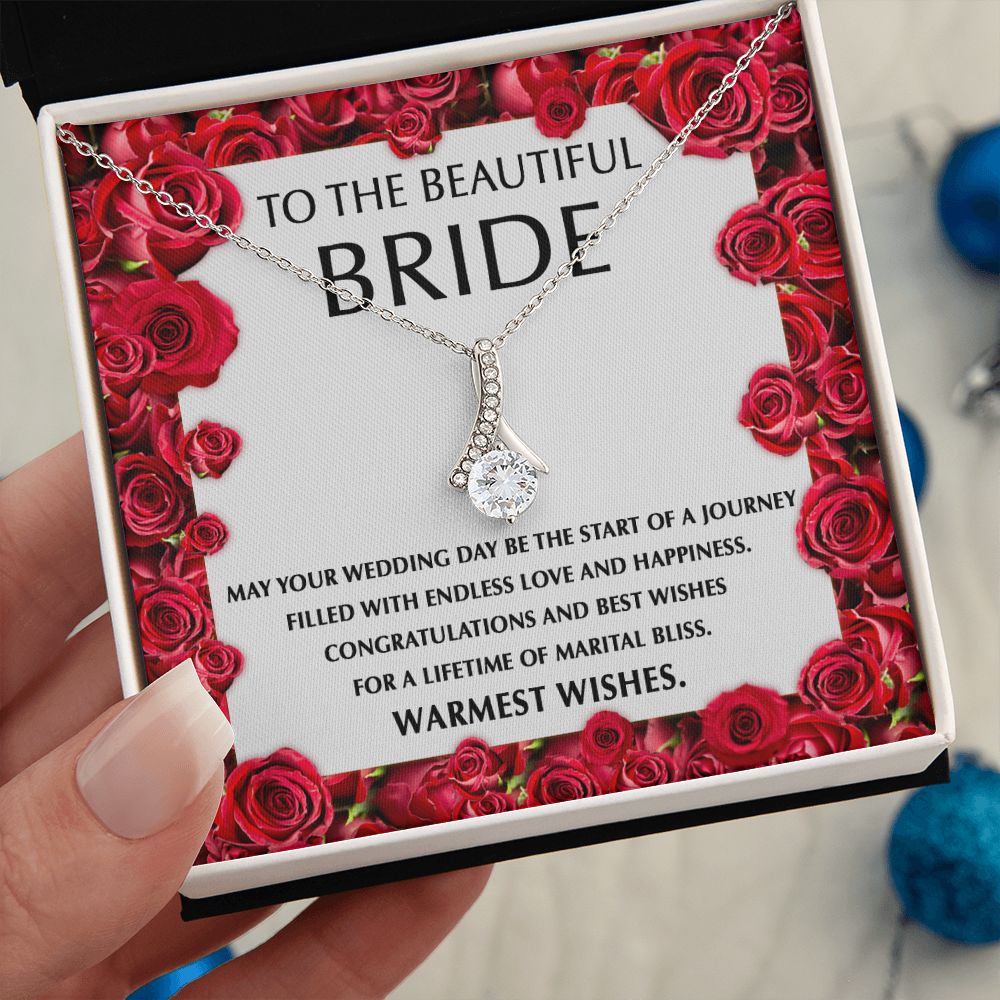 Endless Love & Happiness - Alluring Beauty Necklace For Bride
