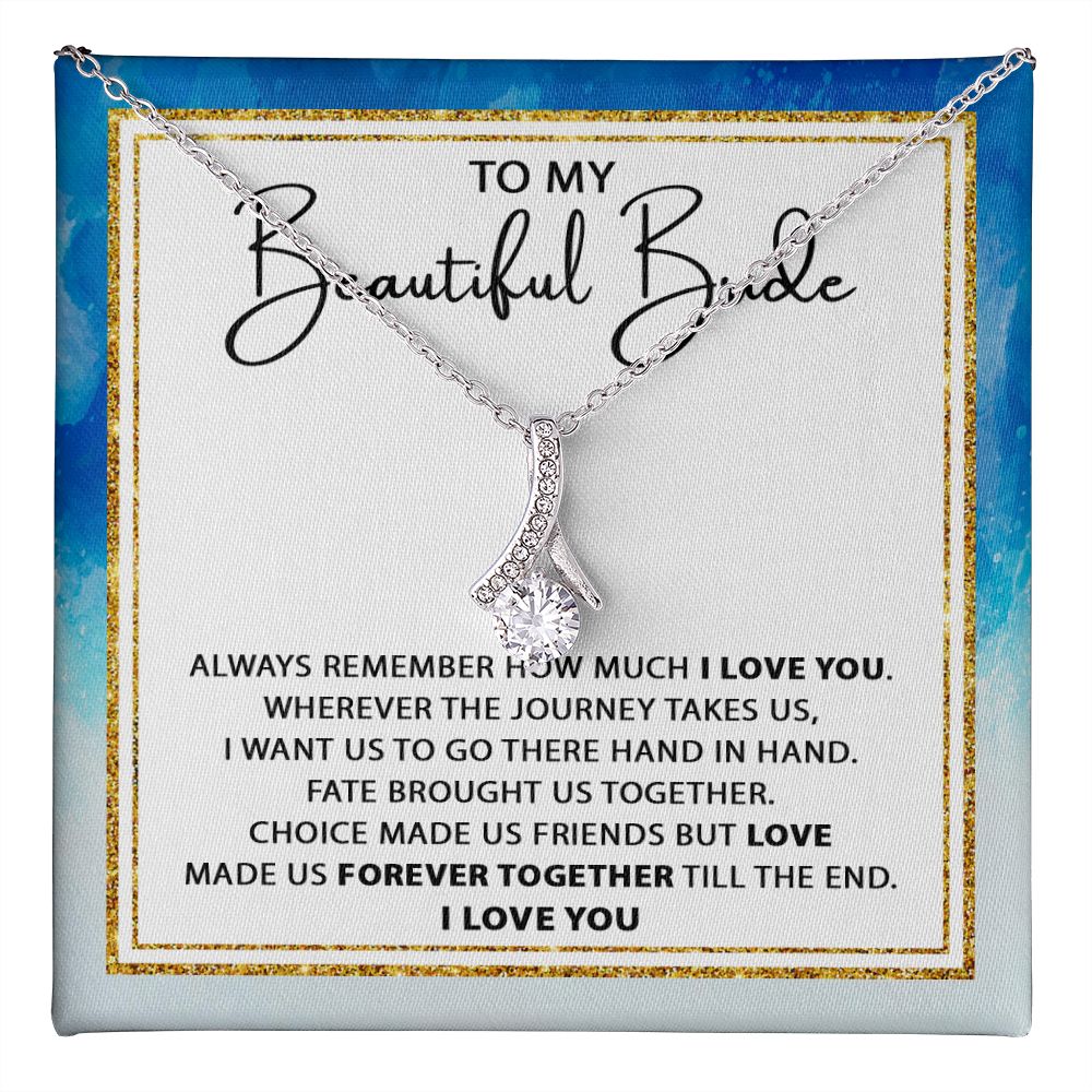 Hand In Hand - Alluring Beauty Necklace For Bride