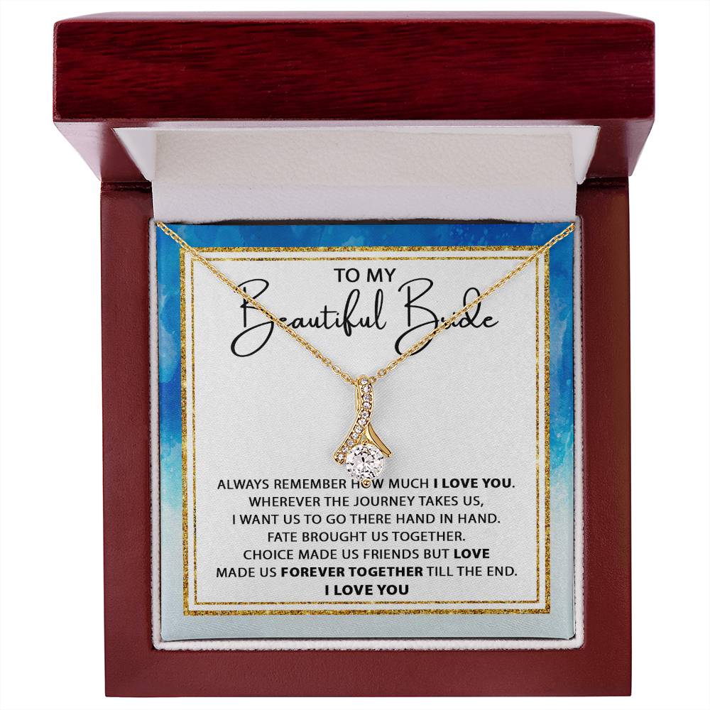 Hand In Hand - Alluring Beauty Necklace For Bride