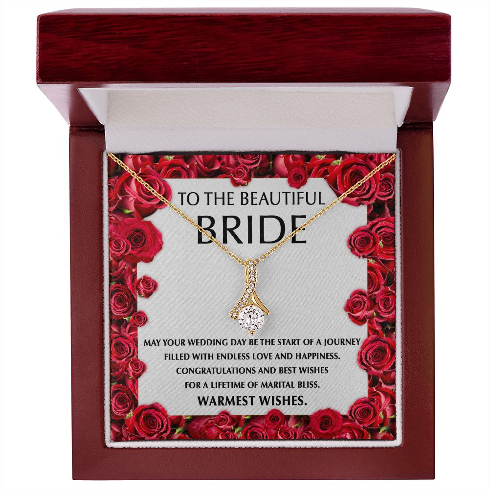 Endless Love & Happiness - Alluring Beauty Necklace For Bride