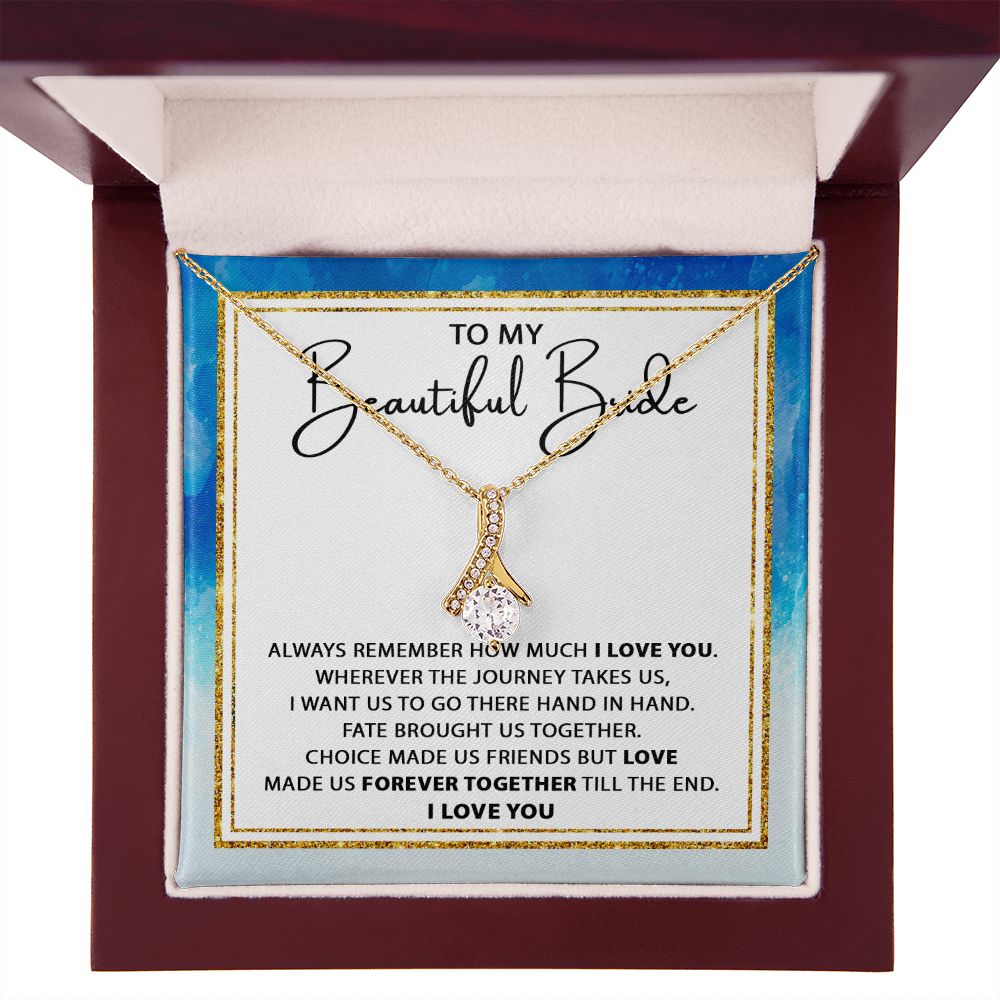 Hand In Hand - Alluring Beauty Necklace For Bride