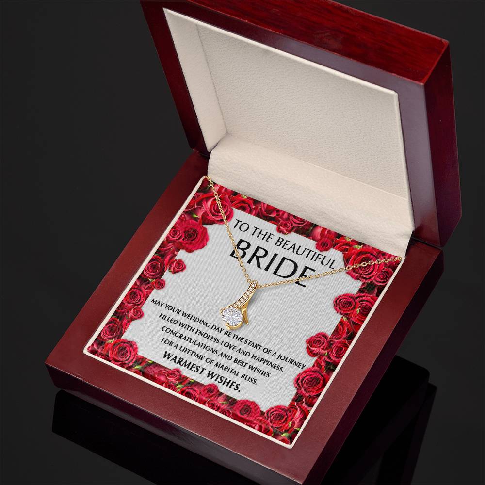 Endless Love & Happiness - Alluring Beauty Necklace For Bride