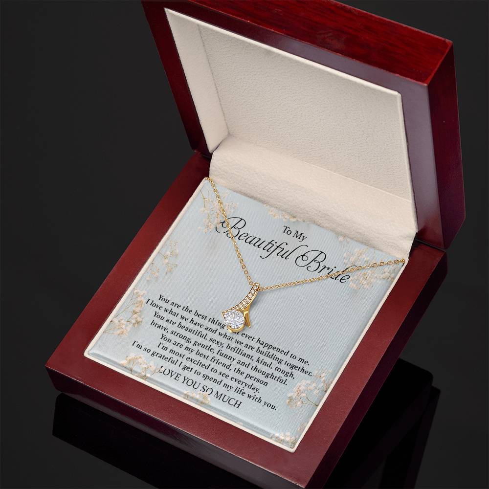 Love You So Much - Alluring Beauty Necklace For Bride