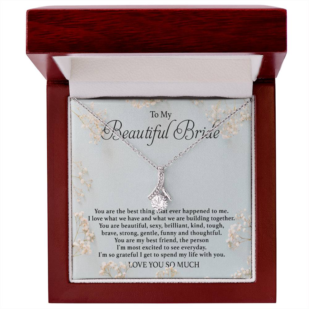 Love You So Much - Alluring Beauty Necklace For Bride