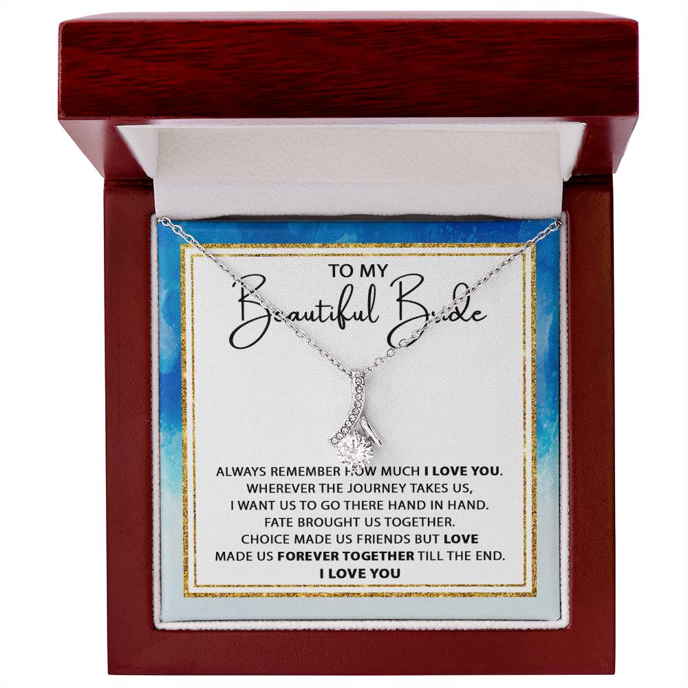 Hand In Hand - Alluring Beauty Necklace For Bride