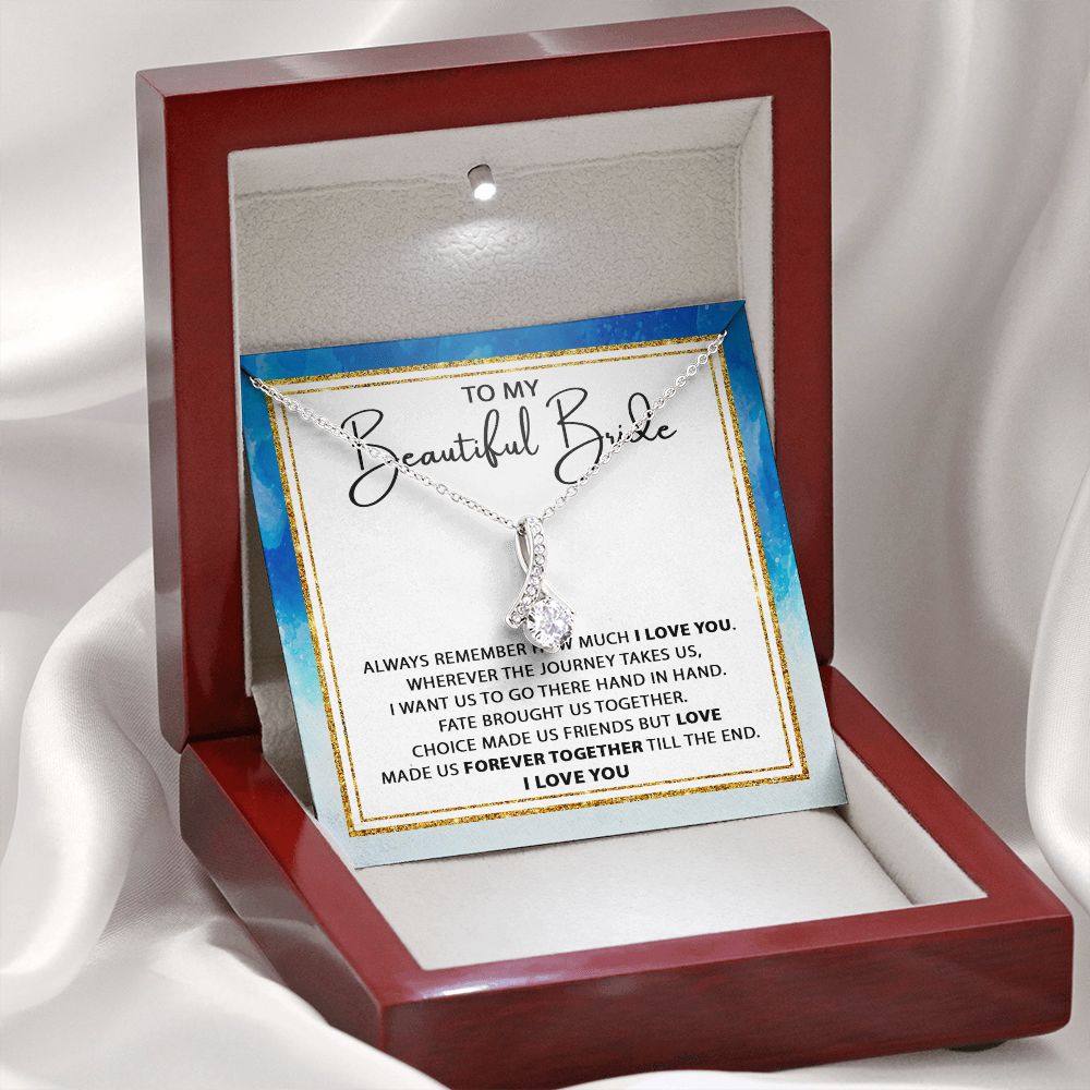 Hand In Hand - Alluring Beauty Necklace For Bride