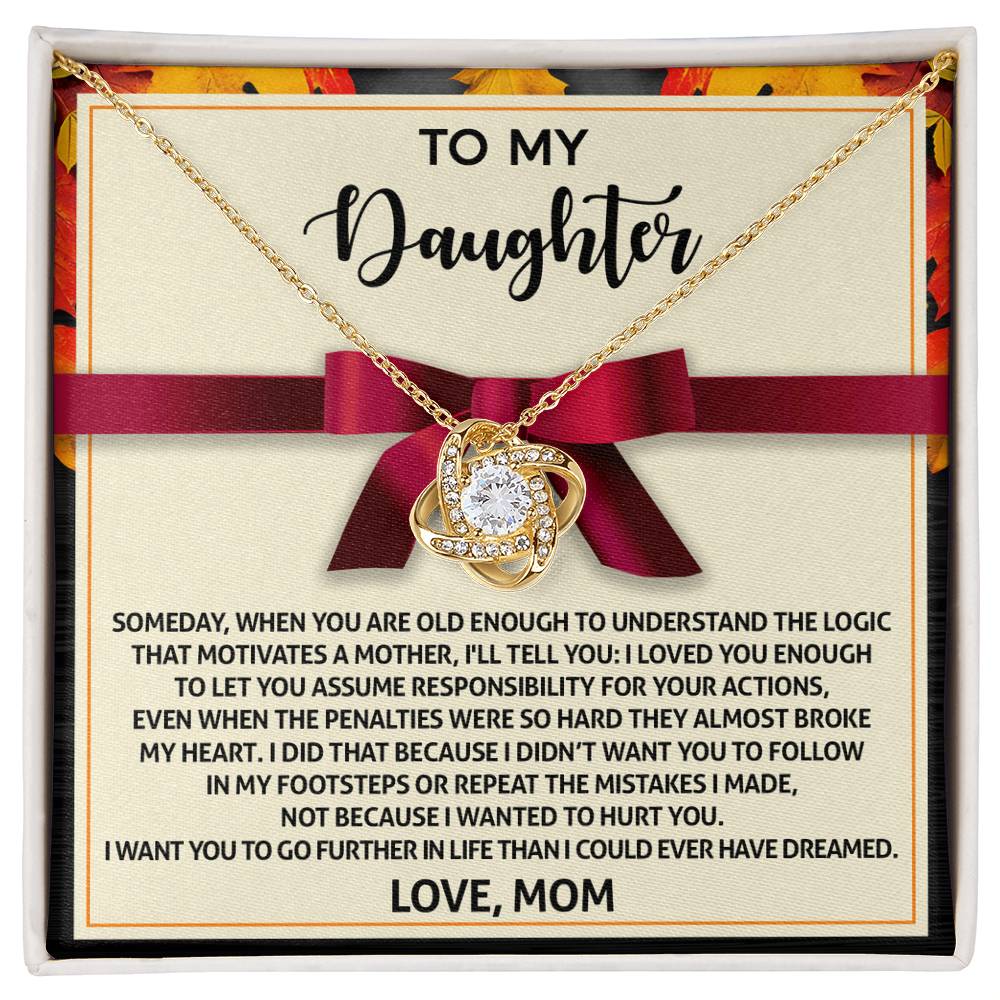 Further In Life - Love Knot Necklace For Daughter