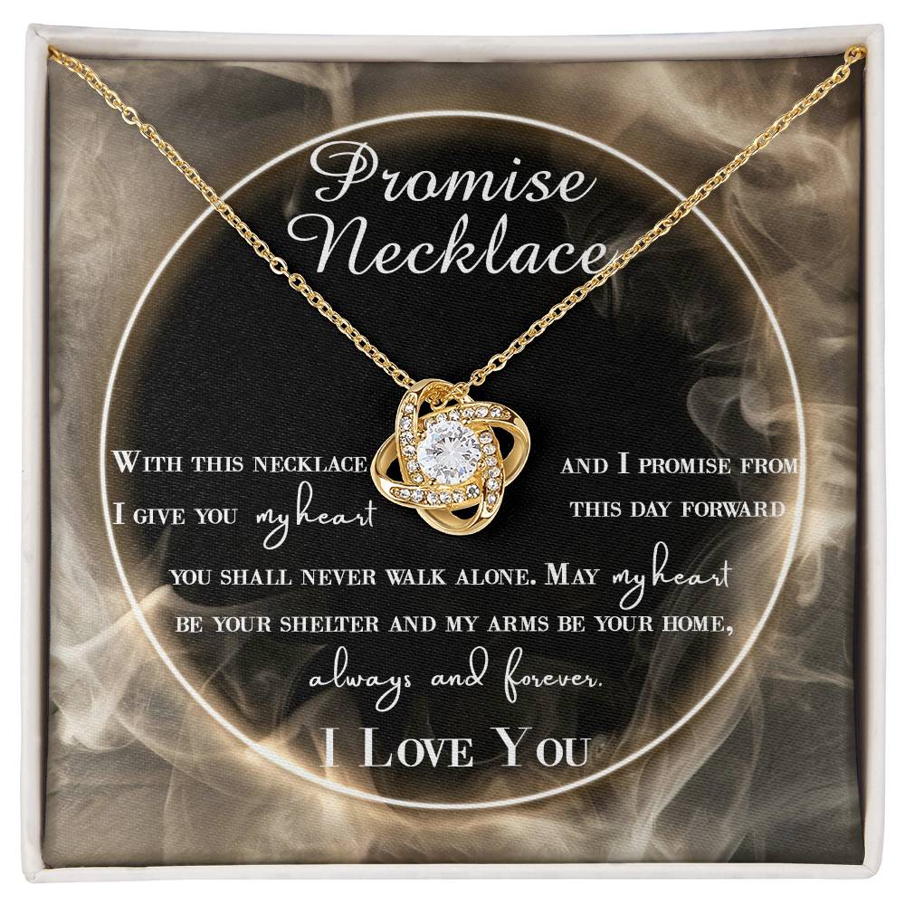 Promise Necklace - Love Knot Necklace For Wife