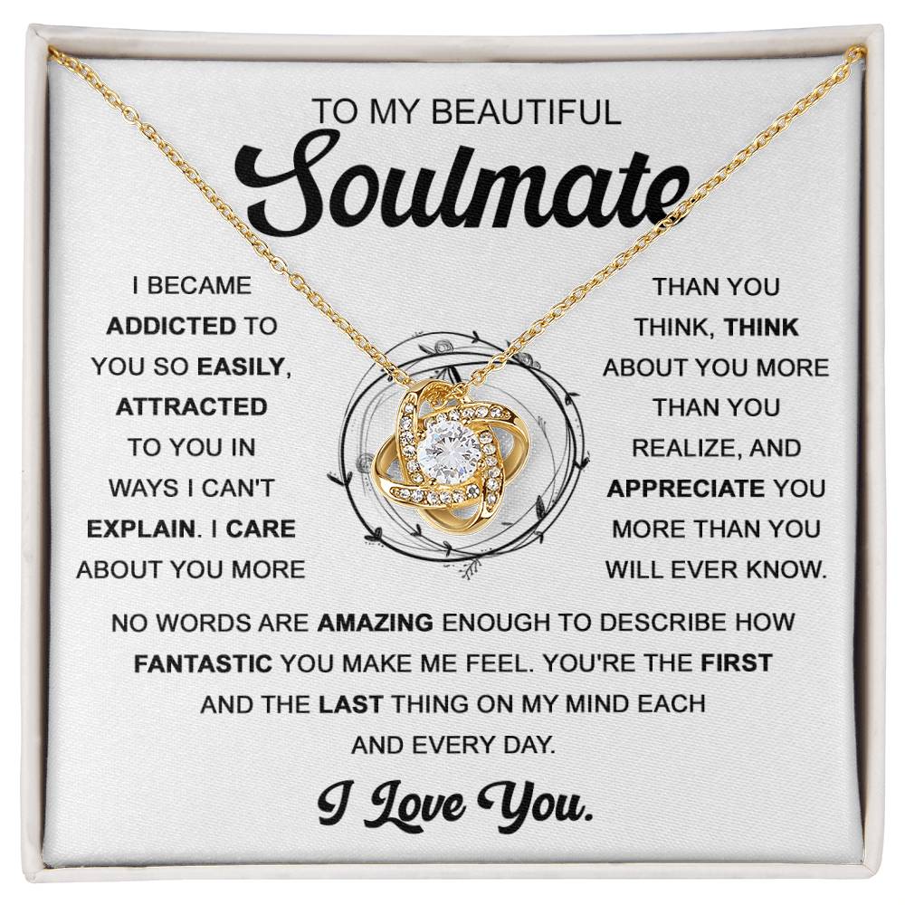 Addicted To You - Love Knot Necklace For Soulmate