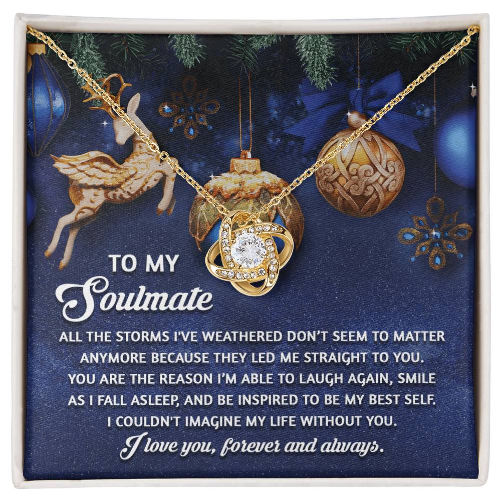 Straight To You - Love Knot Necklace For Soulmate For Christmas