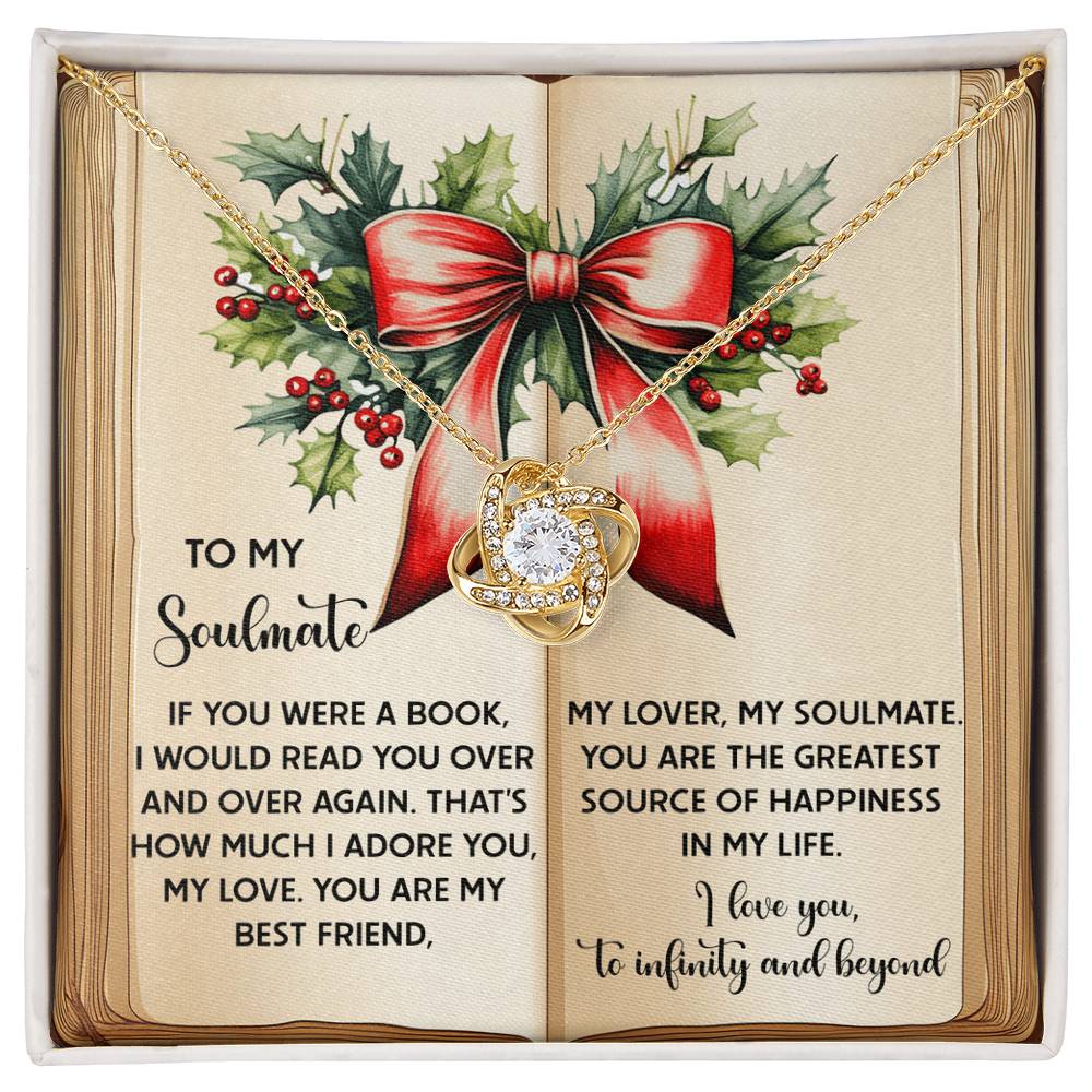 Over Again - Love Knot Necklace For Soulmate For Christmas