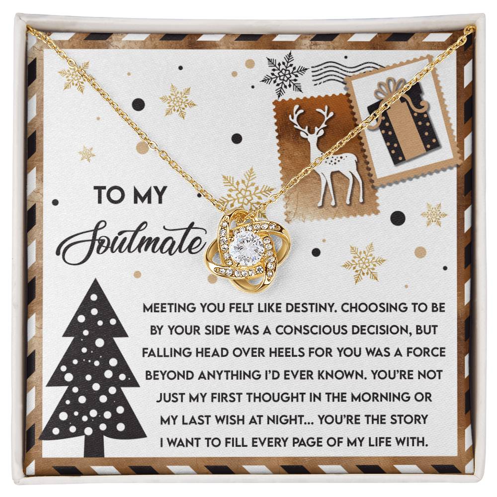 Like Destiny - Love Knot Necklace For Soulmate For Christmas