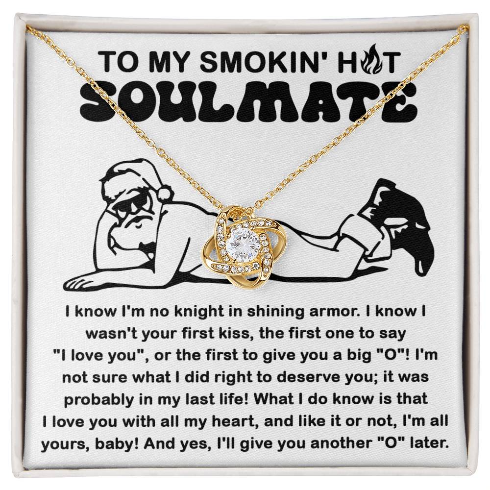 With All My Heart - Love Knot Necklace For Soulmate For Christmas