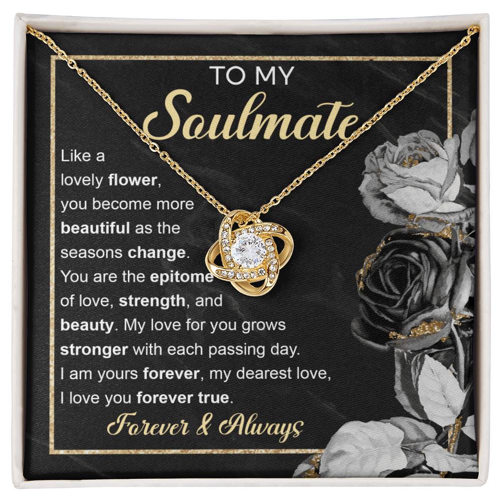 Forever True - Love Knot Necklace For Soulmate