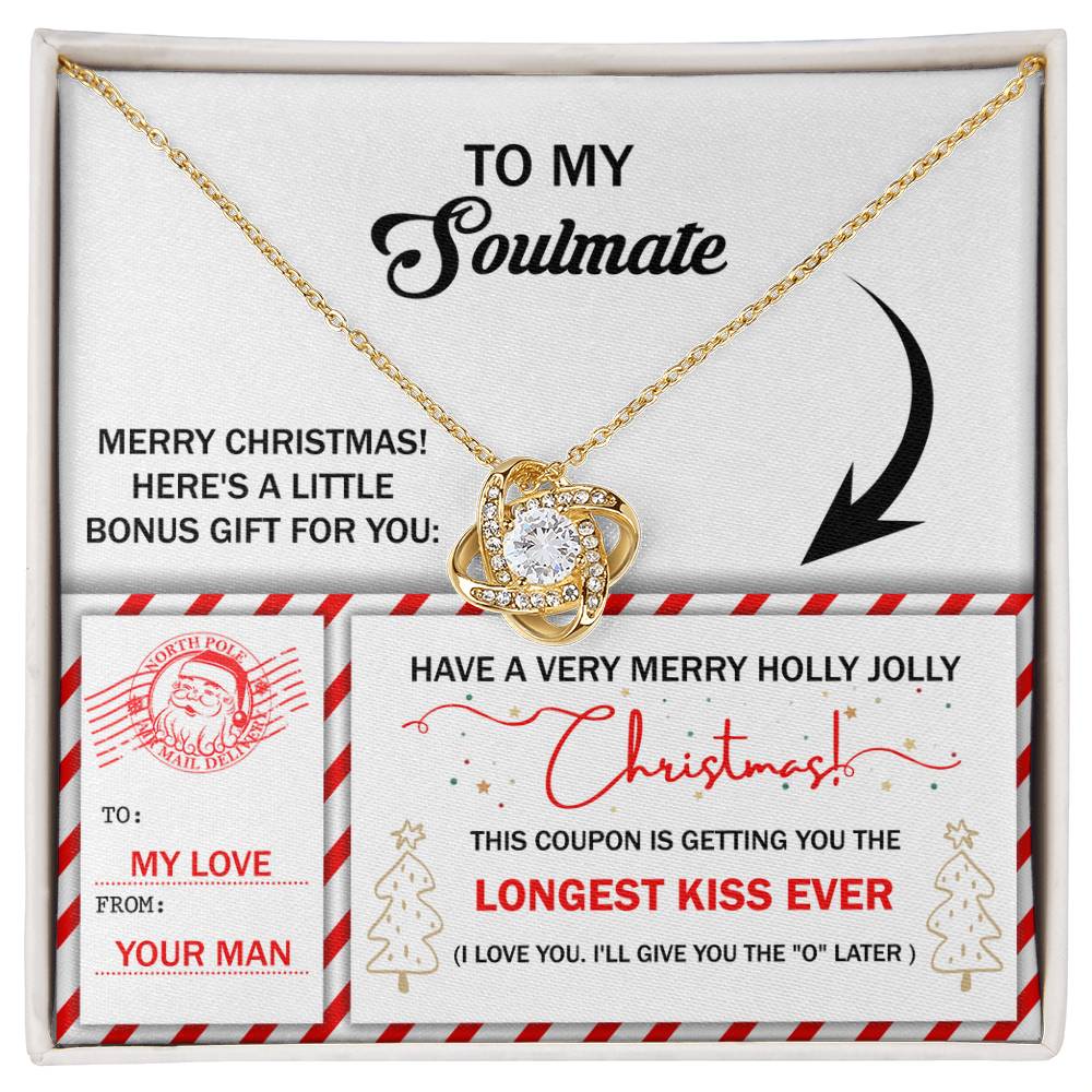 Christmas Coupon - Love Knot Necklace For Soulmate For Christmas