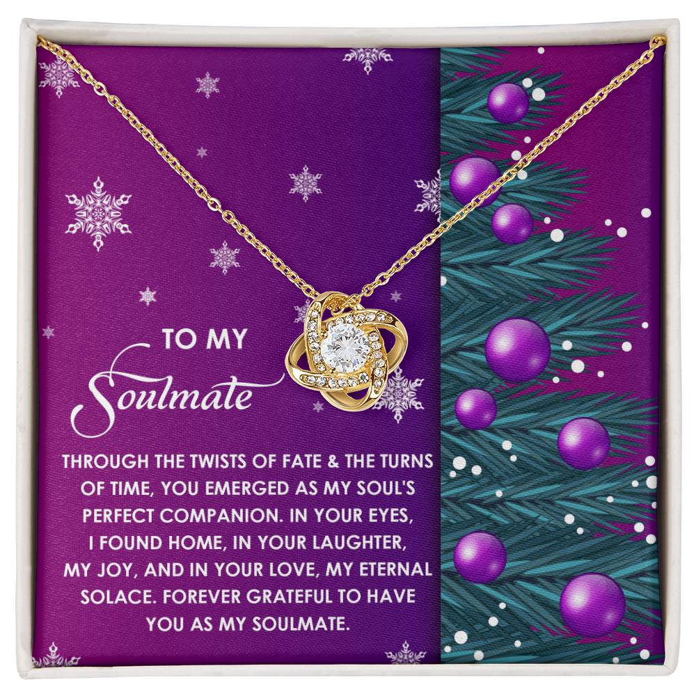 Perfect Companion - Love Knot Necklace For Soulmate For Christmas