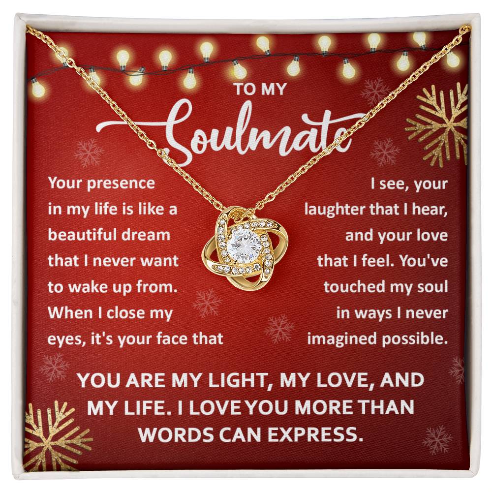 Beautiful Dream - Love Knot Necklace For Soulmate For Christmas