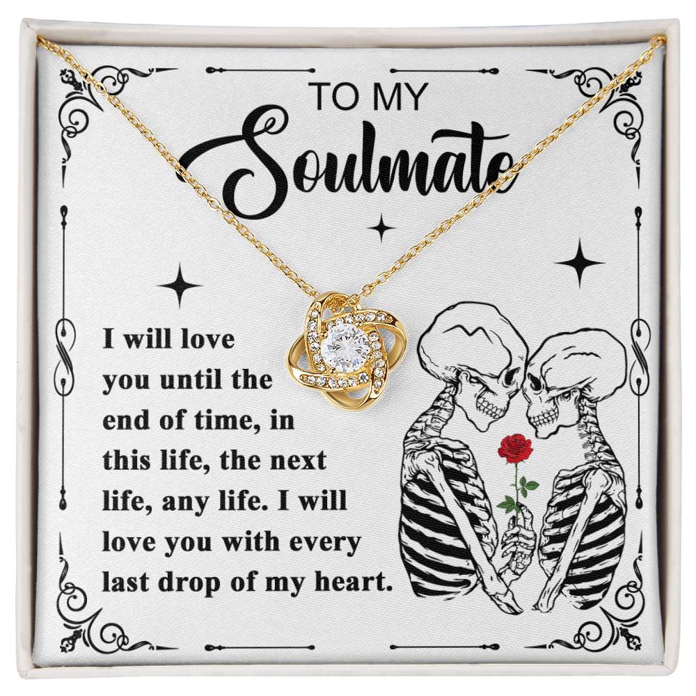 Until The End Of Time - Love Knot Halloween Necklace