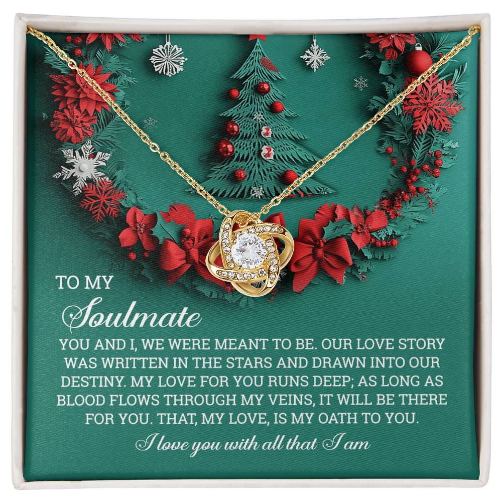 Love Story - Love Knot Necklace For Soulmate For Christmas