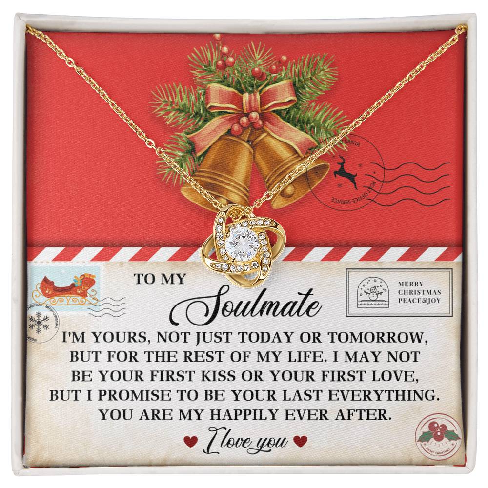 Happily Ever After - Love Knot Necklace For Soulmate For Christmas