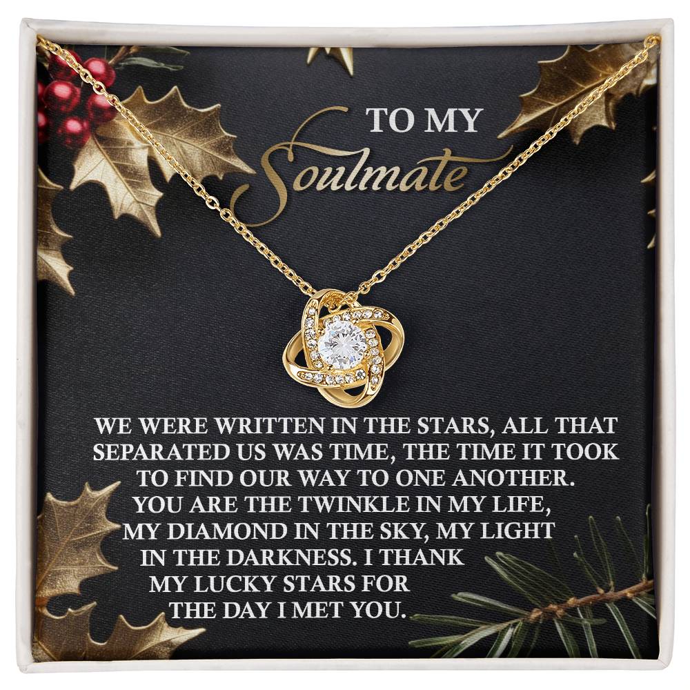 In The Stars - Love Knot Necklace For Soulmate For Christmas