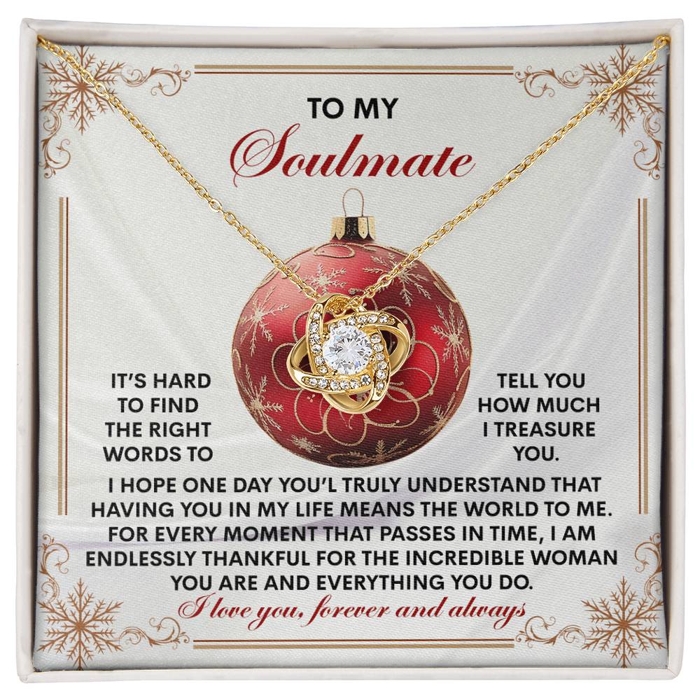 Incredible Woman - Love Knot Necklace For Soulmate For Christmas