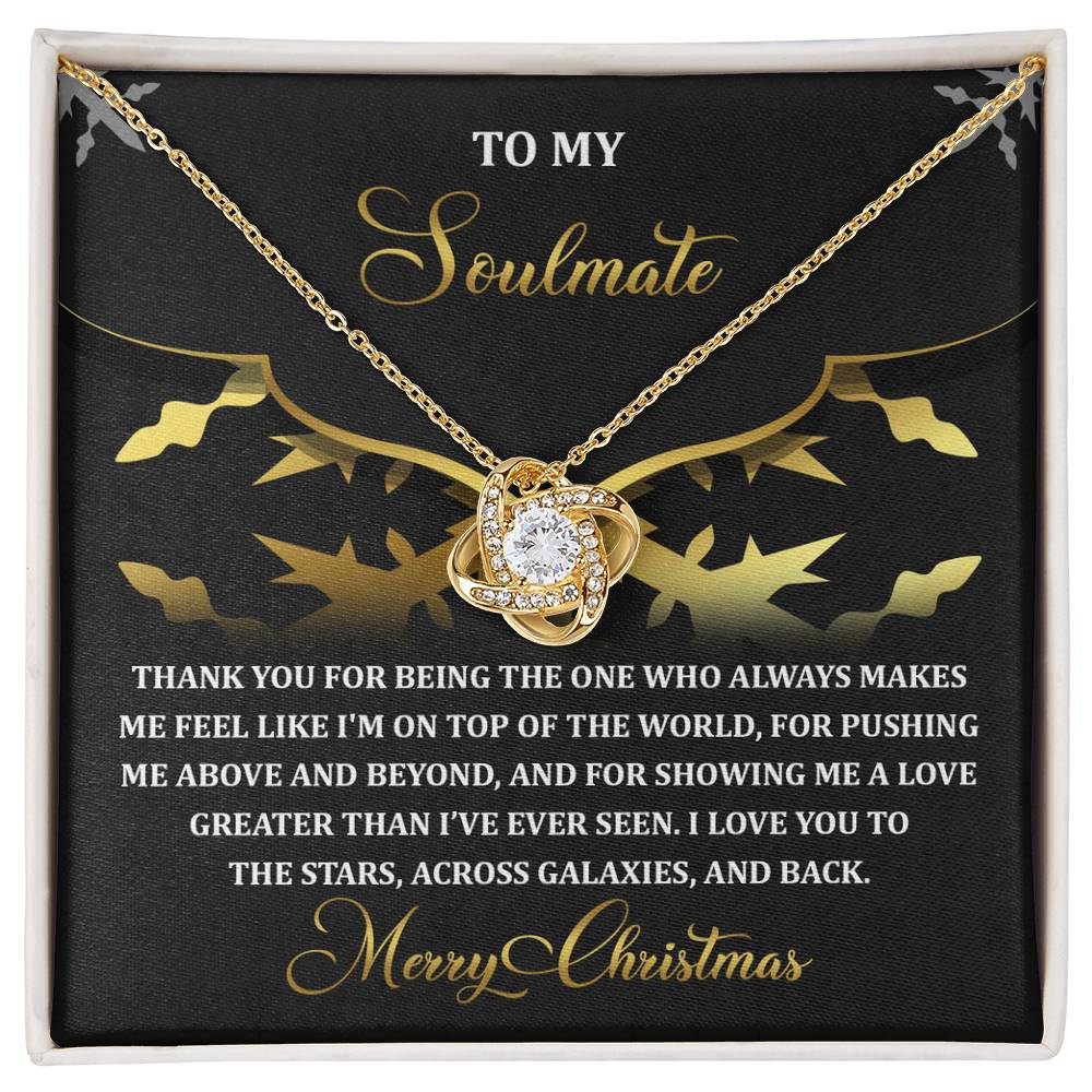 Top Of The World - Love Knot Necklace For Soulmate For Christmas