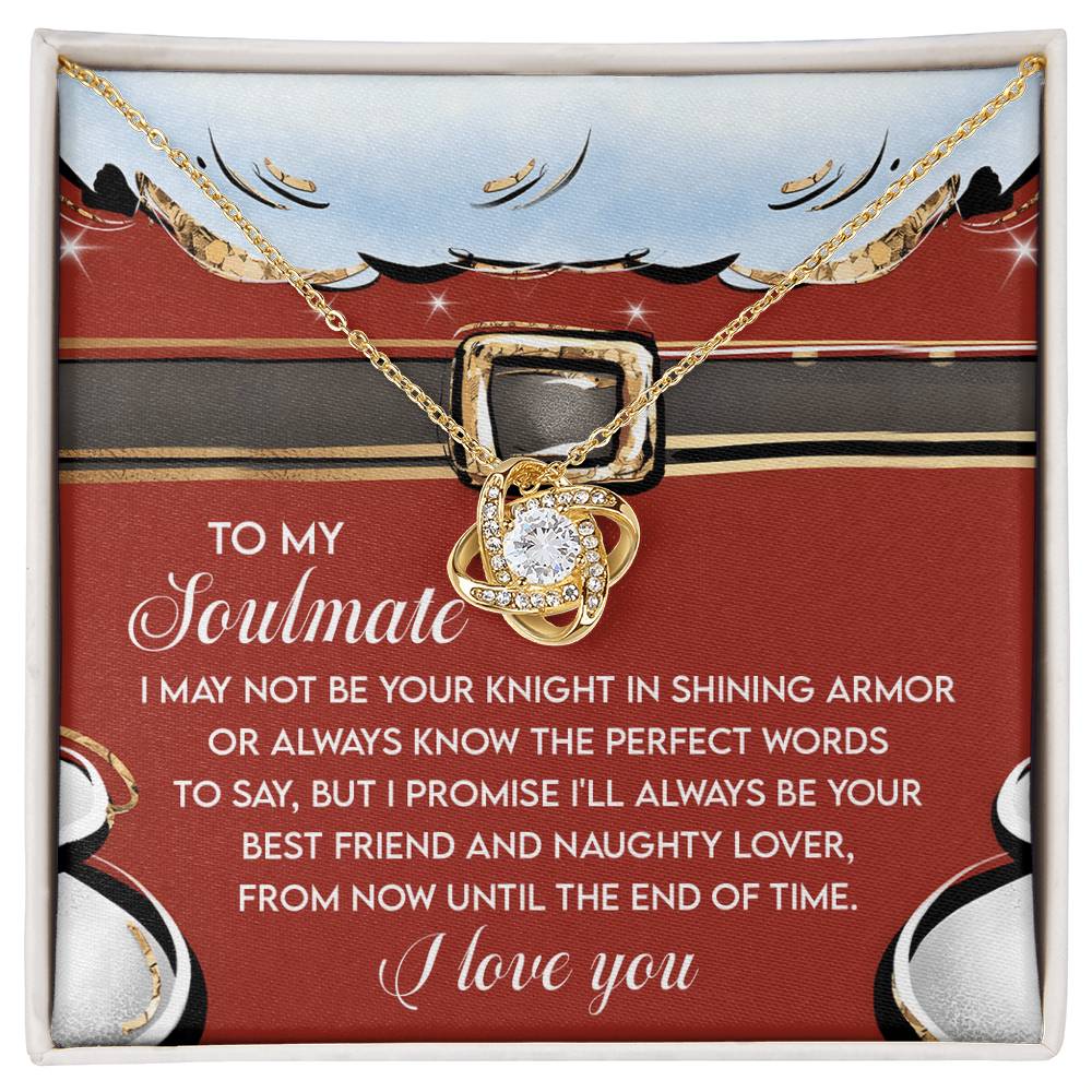 Naughty Lover - Love Knot Necklace For Soulmate For Christmas