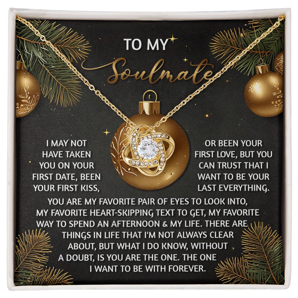 Without A Doubt - Love Knot Necklace For Soulmate For Christmas