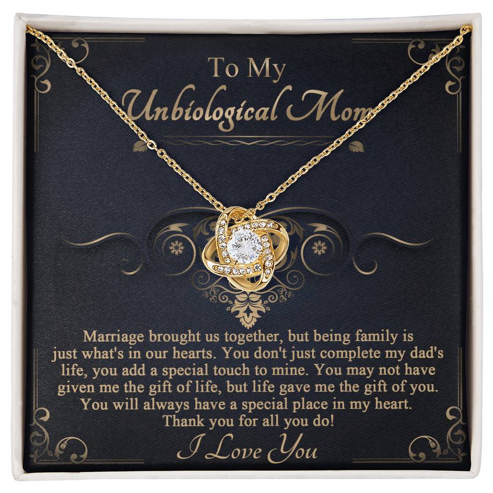 Special Place In My Heart - Love Knot Necklace For Bonus Mom