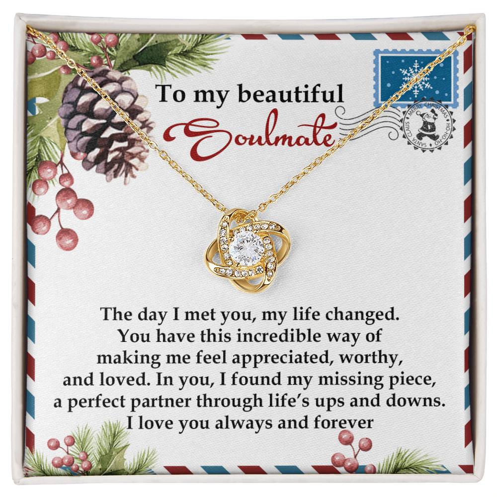 Perfect Partner - Love Knot Necklace For Soulmate For Christmas
