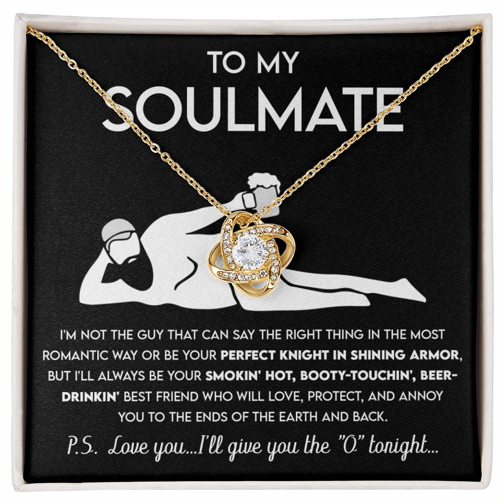 Not Your Perfect Knight - Love Knot Necklace For Soulmate