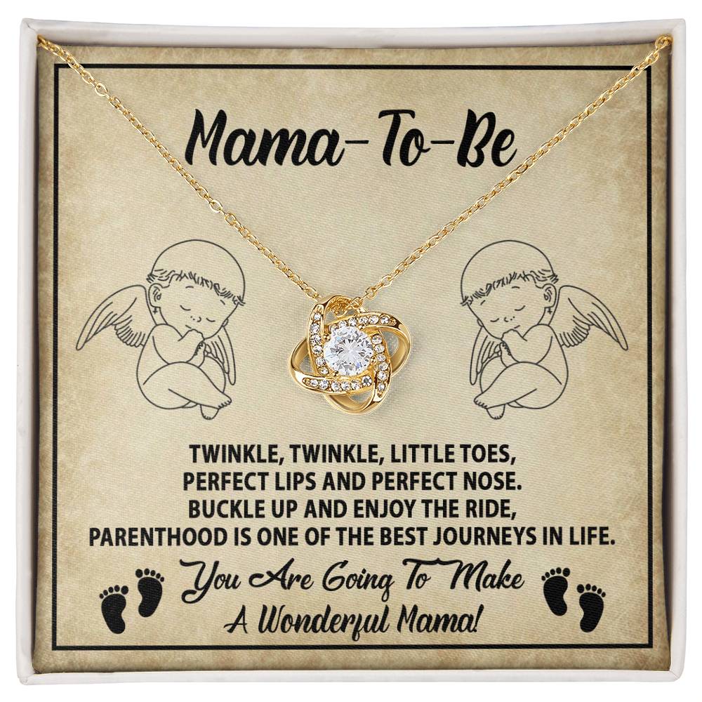 Enjoy The Ride - Love Knot Necklace For Mama-To-Be