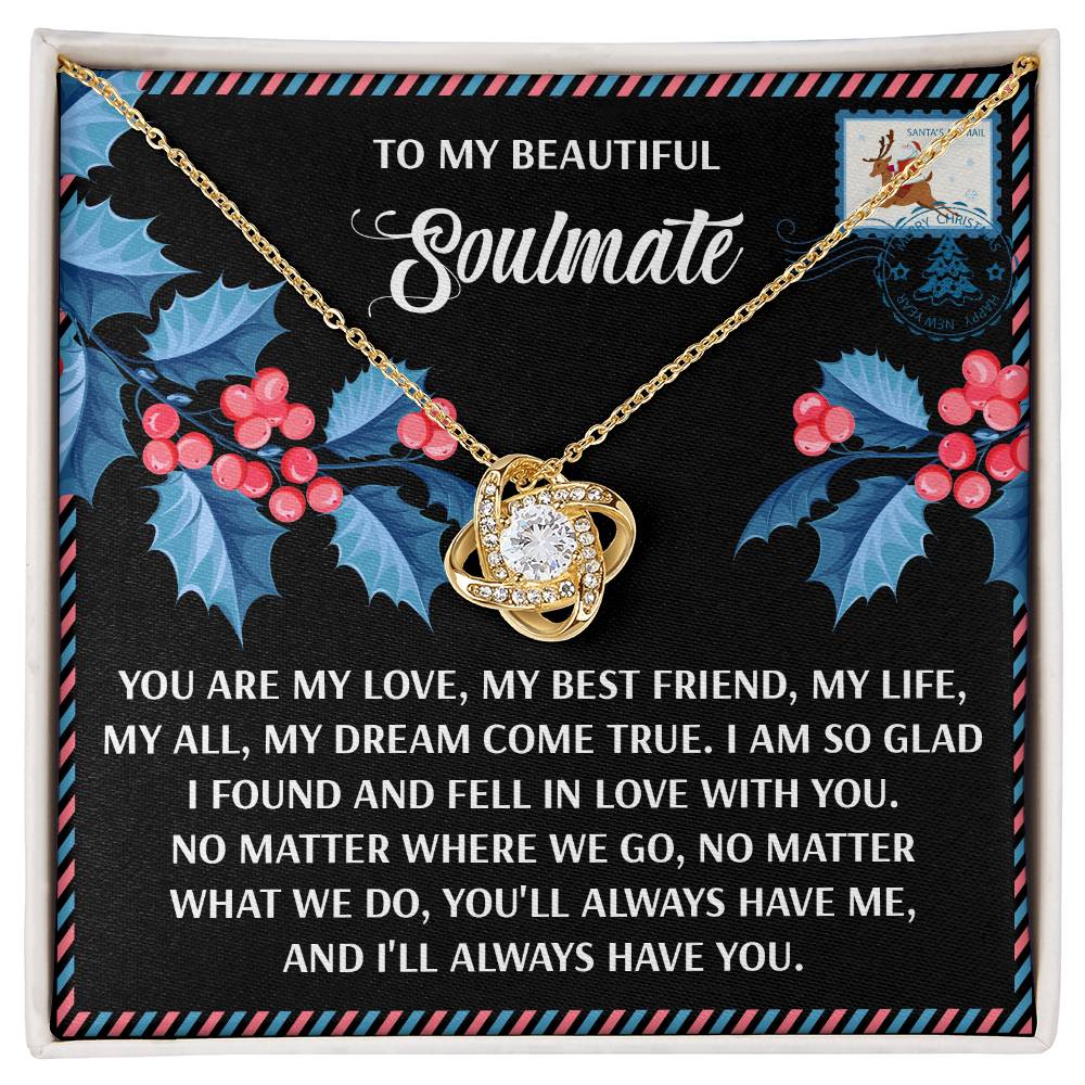 My Dream Come True - Love Knot Necklace For Soulmate For Christmas
