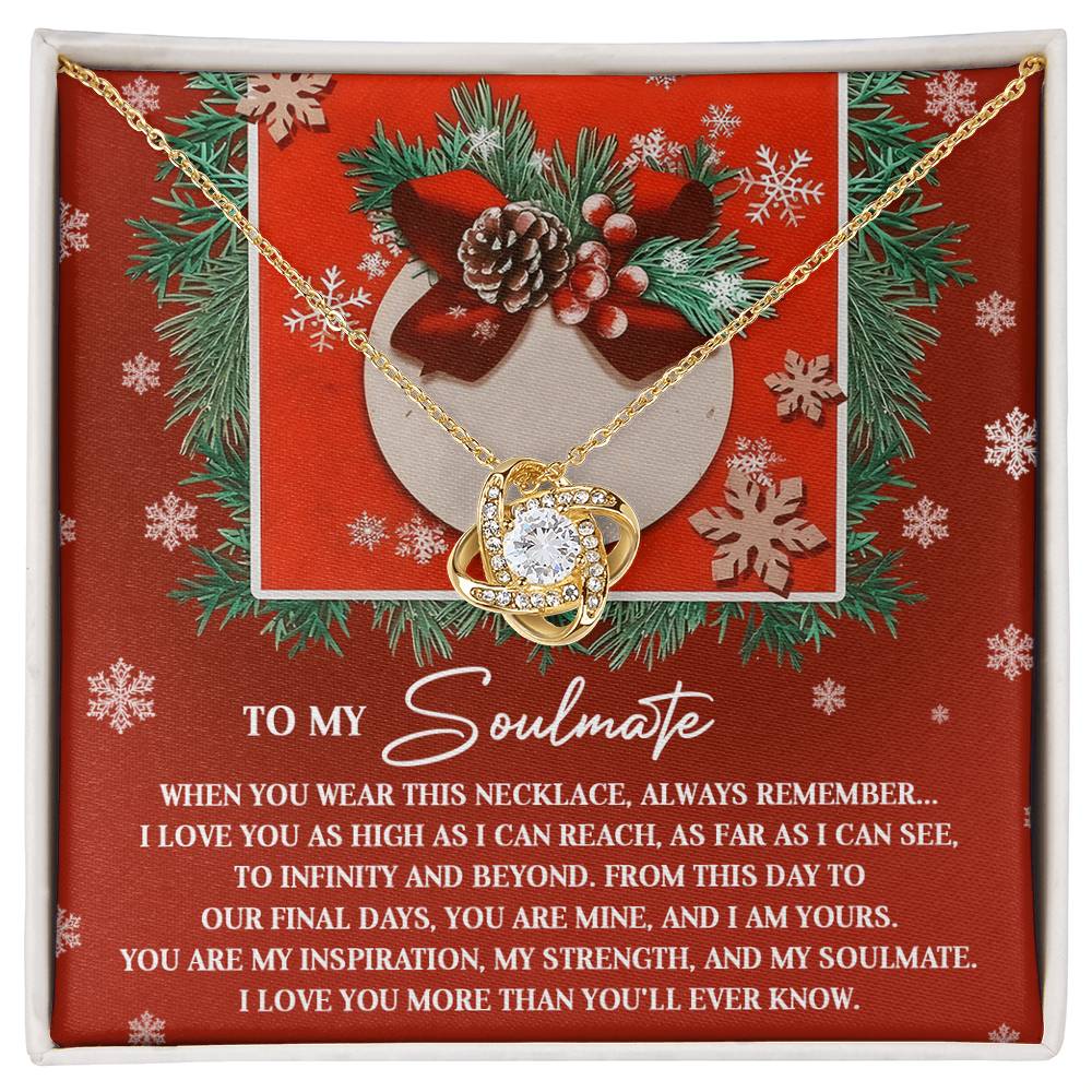 I Am Yours - Love Knot Necklace For Soulmate For Christmas