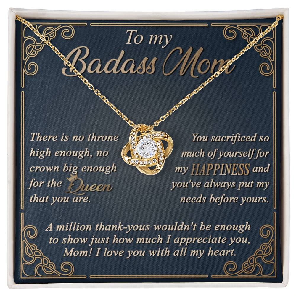 The Queen That You Are - Love Knot Necklace For Mom