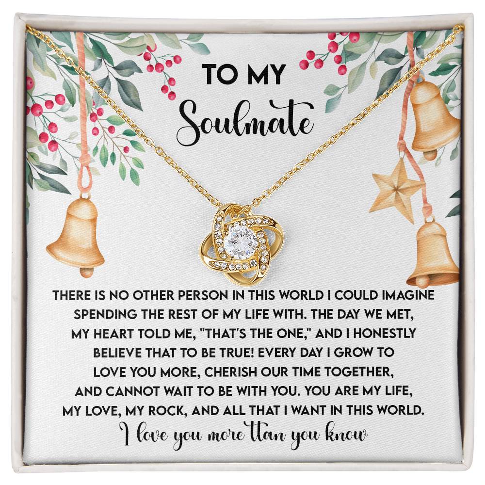 No Other Person - Love Knot Necklace For Soulmate For Christmas