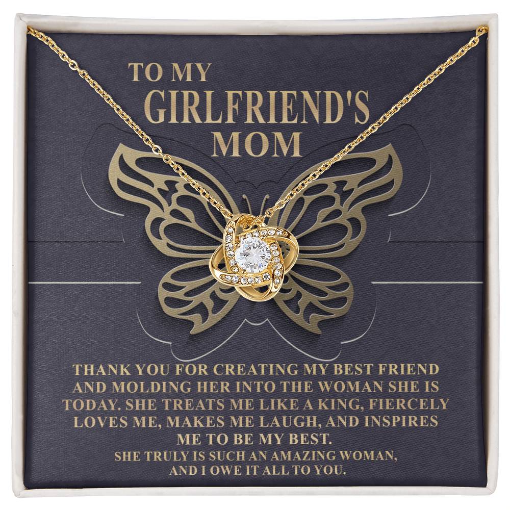 To Be My Best - Love Knot Necklace For Girlfriend's Mom
