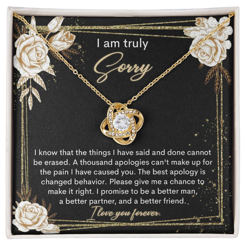 Best Apology - Love Knot Apology Necklace