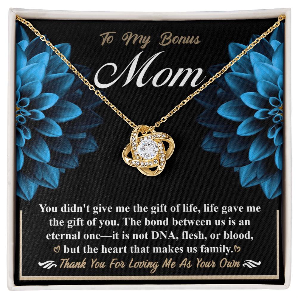 Gift Of You - Love Knot Necklace For Bonus Mom