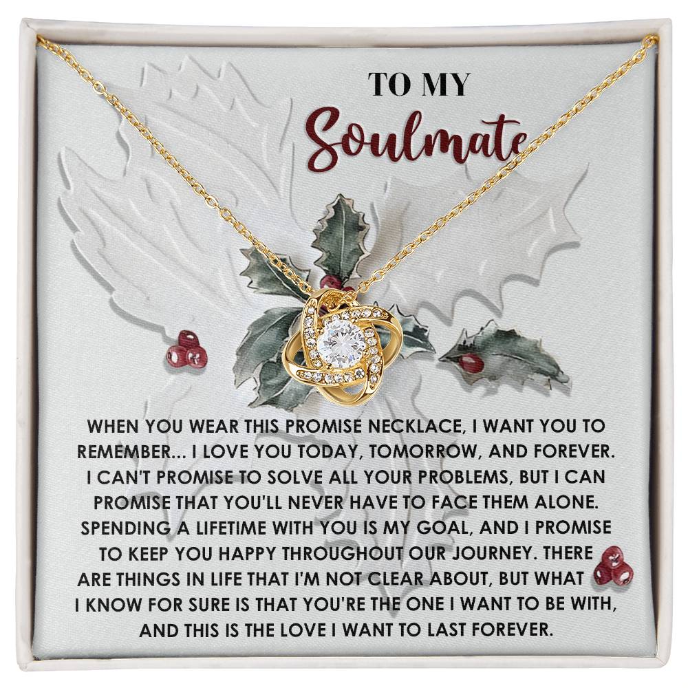 You're The One - Love Knot Necklace For Soulmate For Christmas