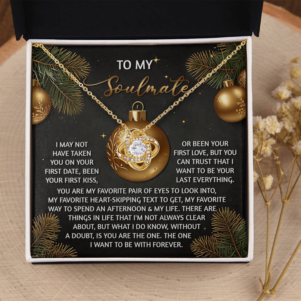Without A Doubt - Love Knot Necklace For Soulmate For Christmas
