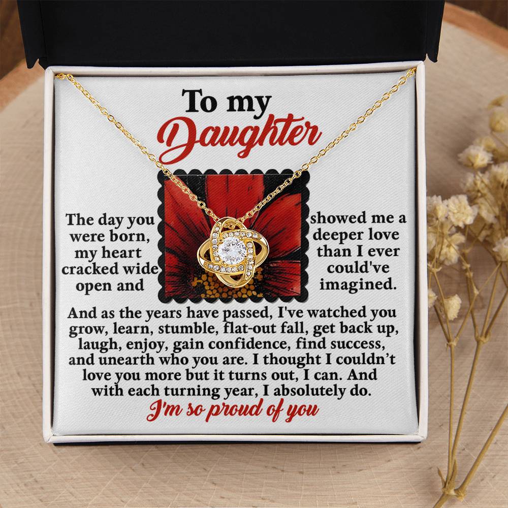 A Deeper Love - Love Knot Necklace For Daughter