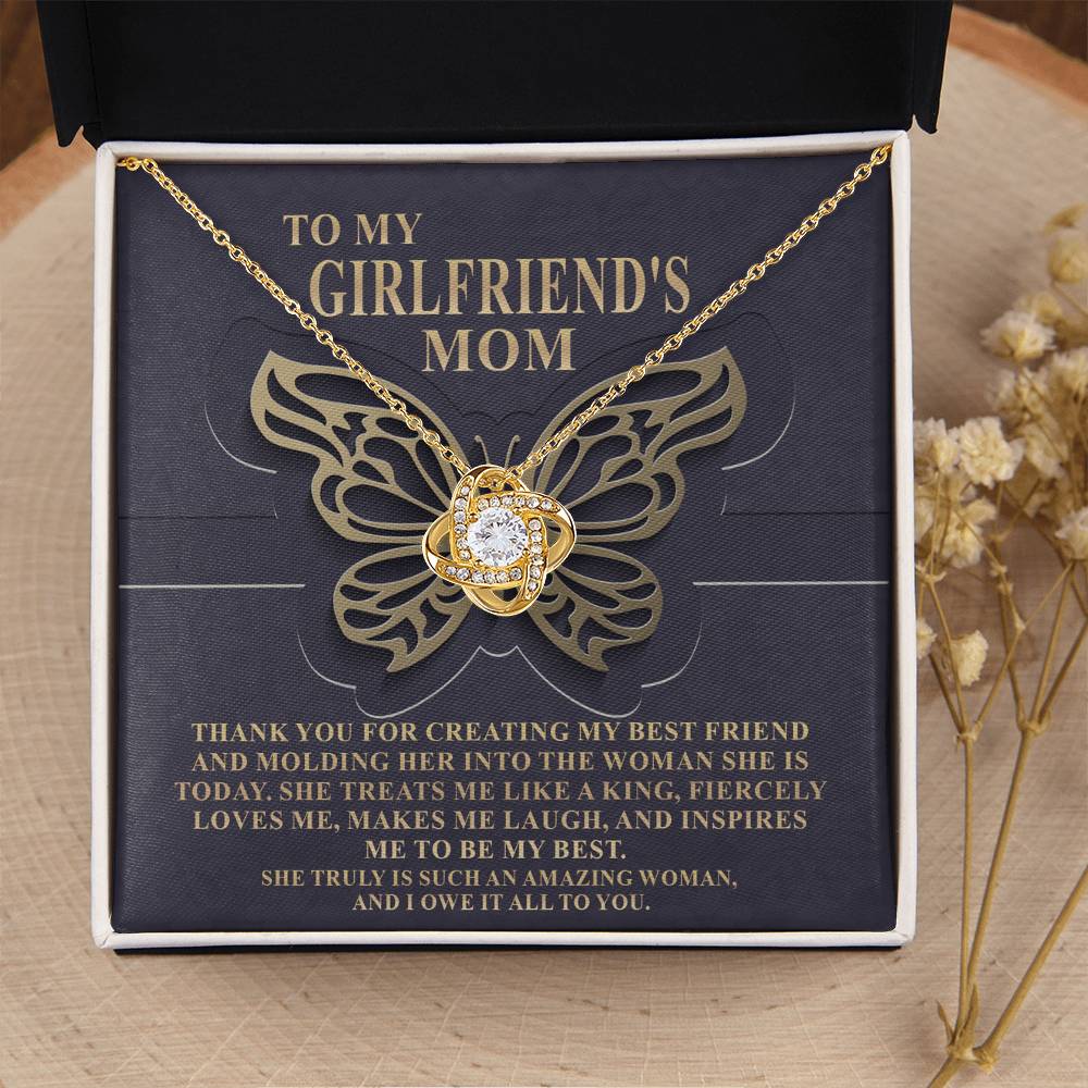 To Be My Best - Love Knot Necklace For Girlfriend's Mom