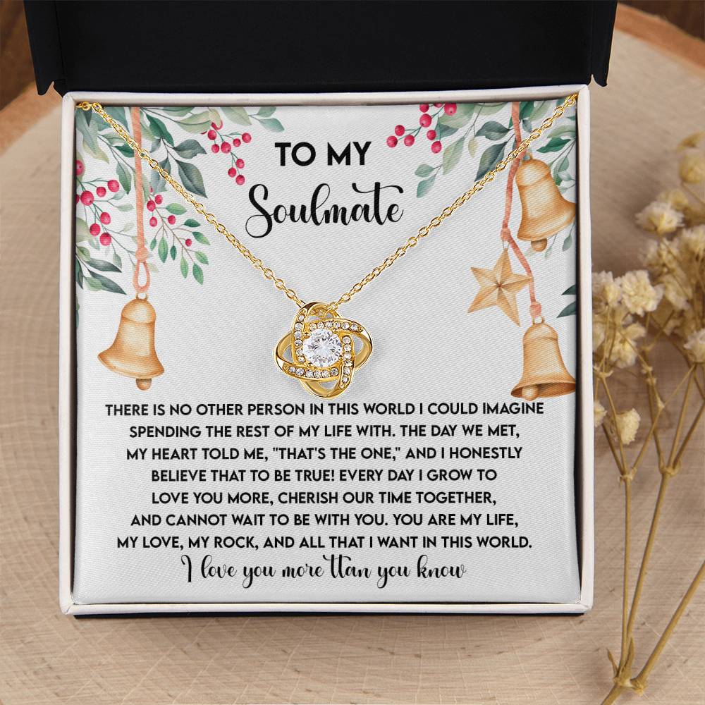 No Other Person - Love Knot Necklace For Soulmate For Christmas