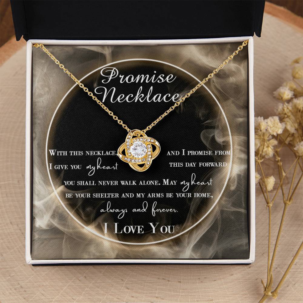 Promise Necklace - Love Knot Necklace For Wife
