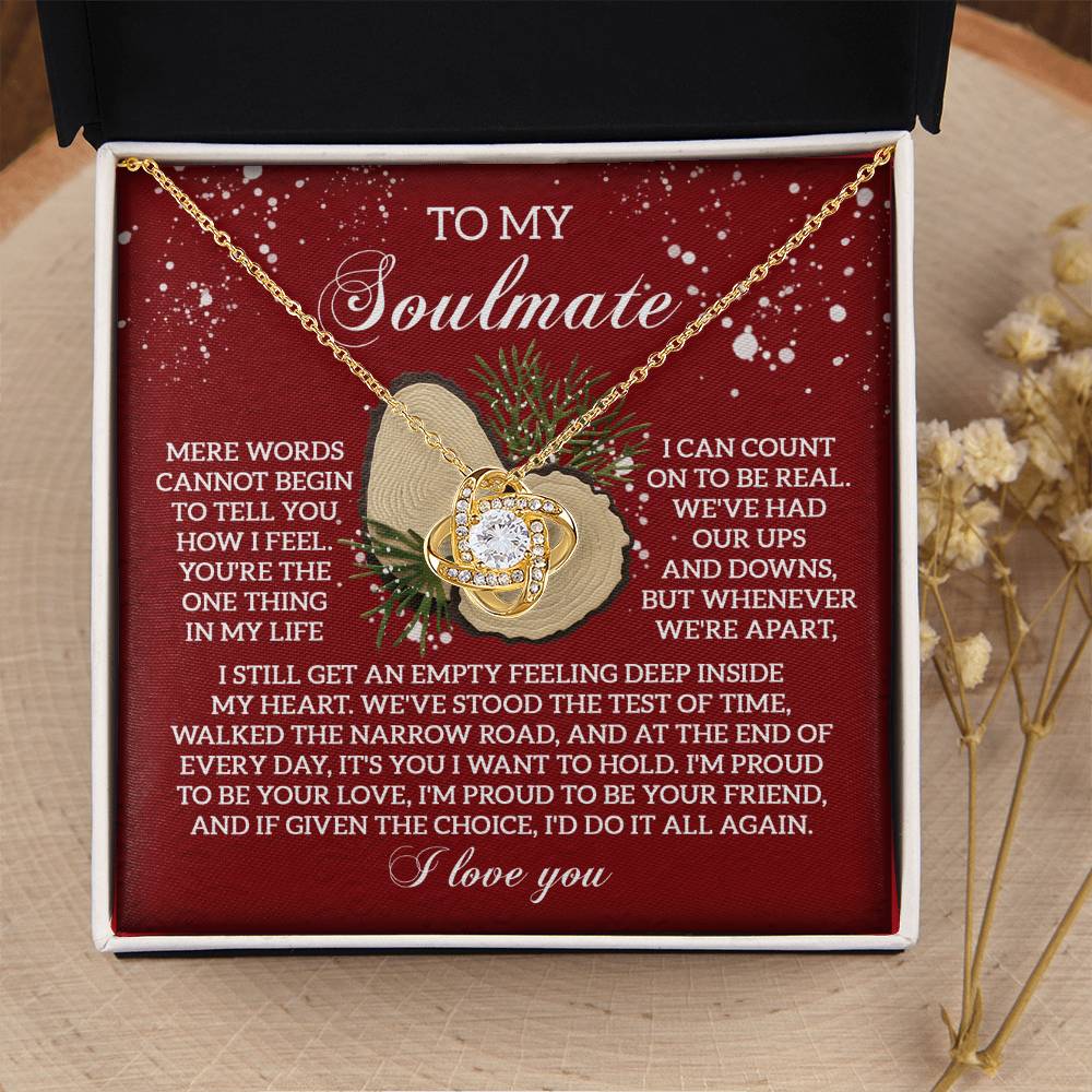 Test Of Time - Love Knot Necklace For Soulmate For Christmas