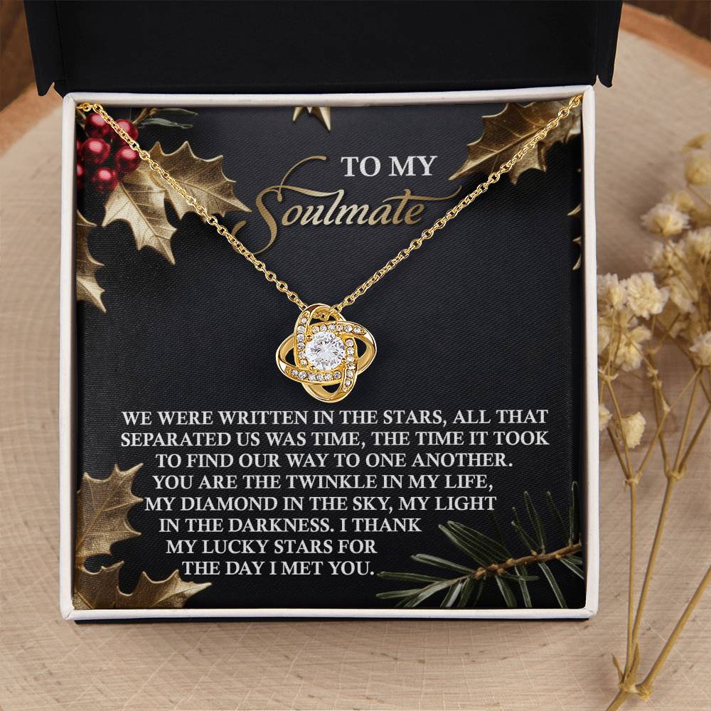 In The Stars - Love Knot Necklace For Soulmate For Christmas