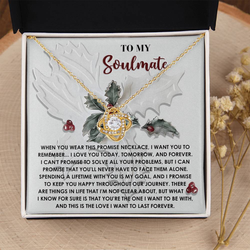 You're The One - Love Knot Necklace For Soulmate For Christmas